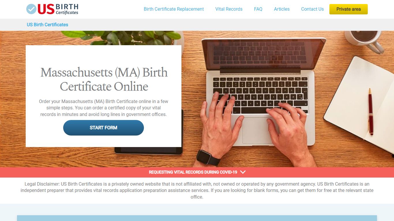 Massachusetts (MA) Birth Certificate Online - US Birth Certificates