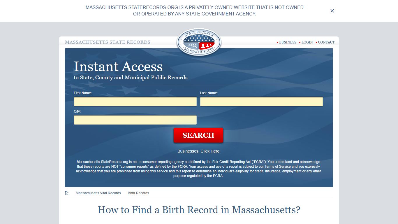 How to Find a Birth Record in Massachusetts? - State Records